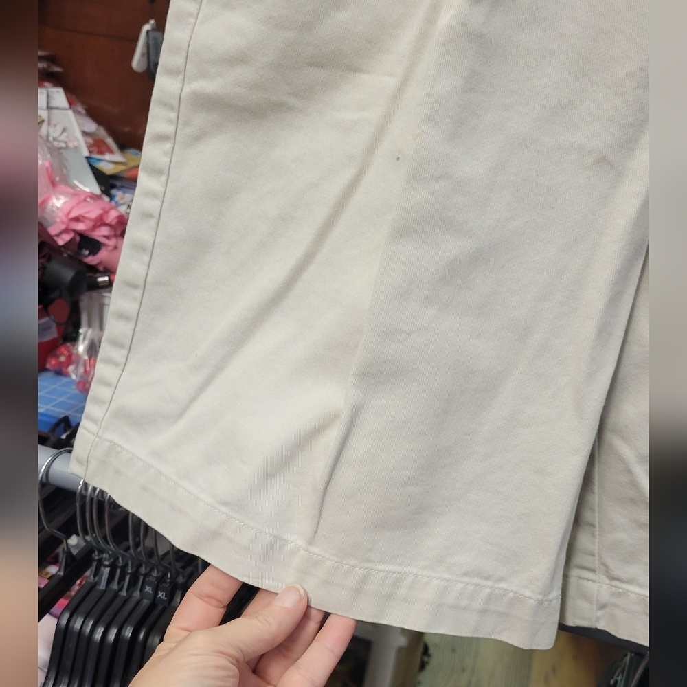 Polo Ralph Lauren 34 Khaki Shorts Vintsge 1990s Preowned 9" Inseam 26" Short Leg - Picture 5 of 11